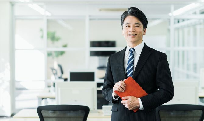 さわやかな営業マン